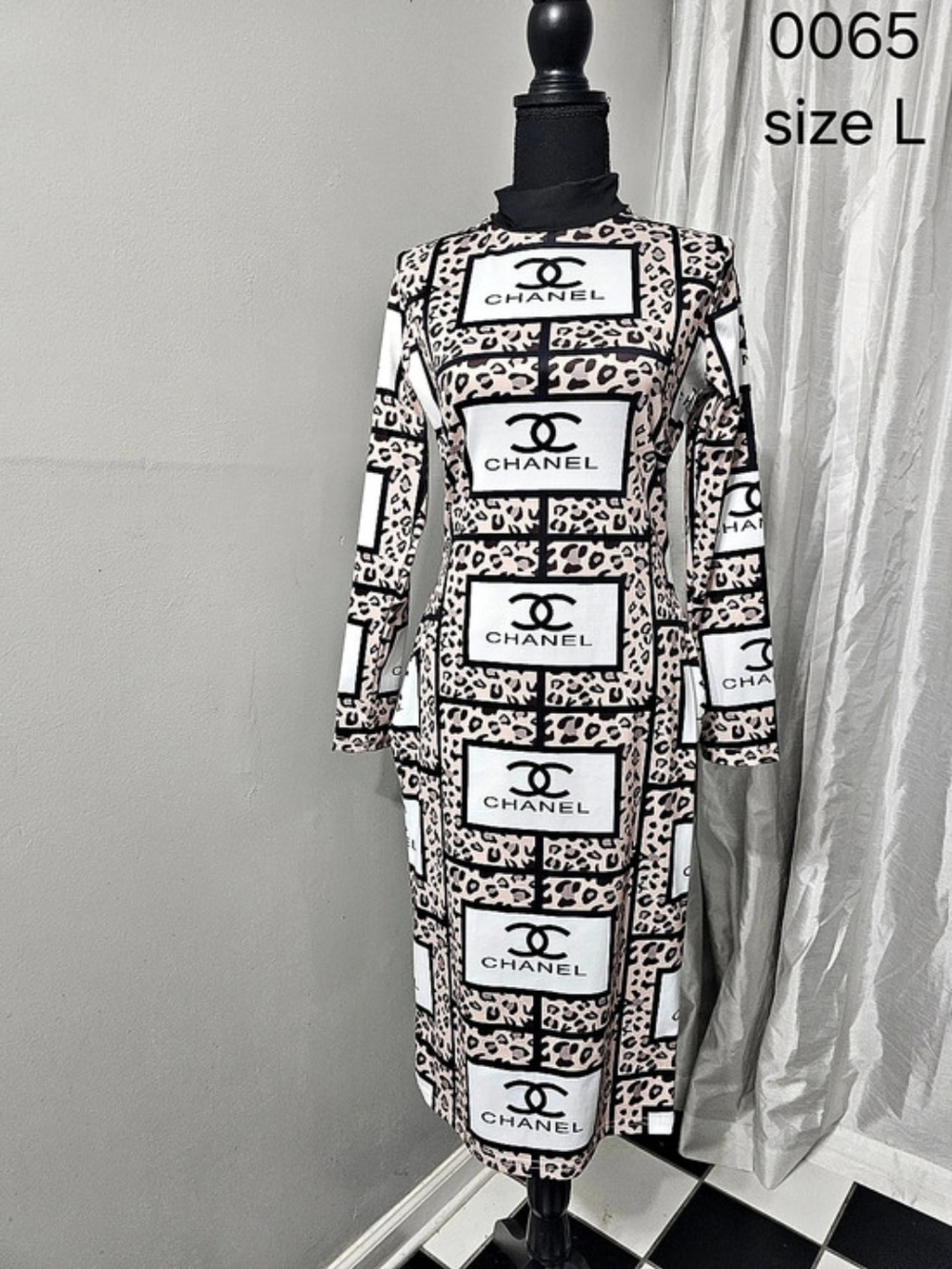 Midi Animal Print Dress